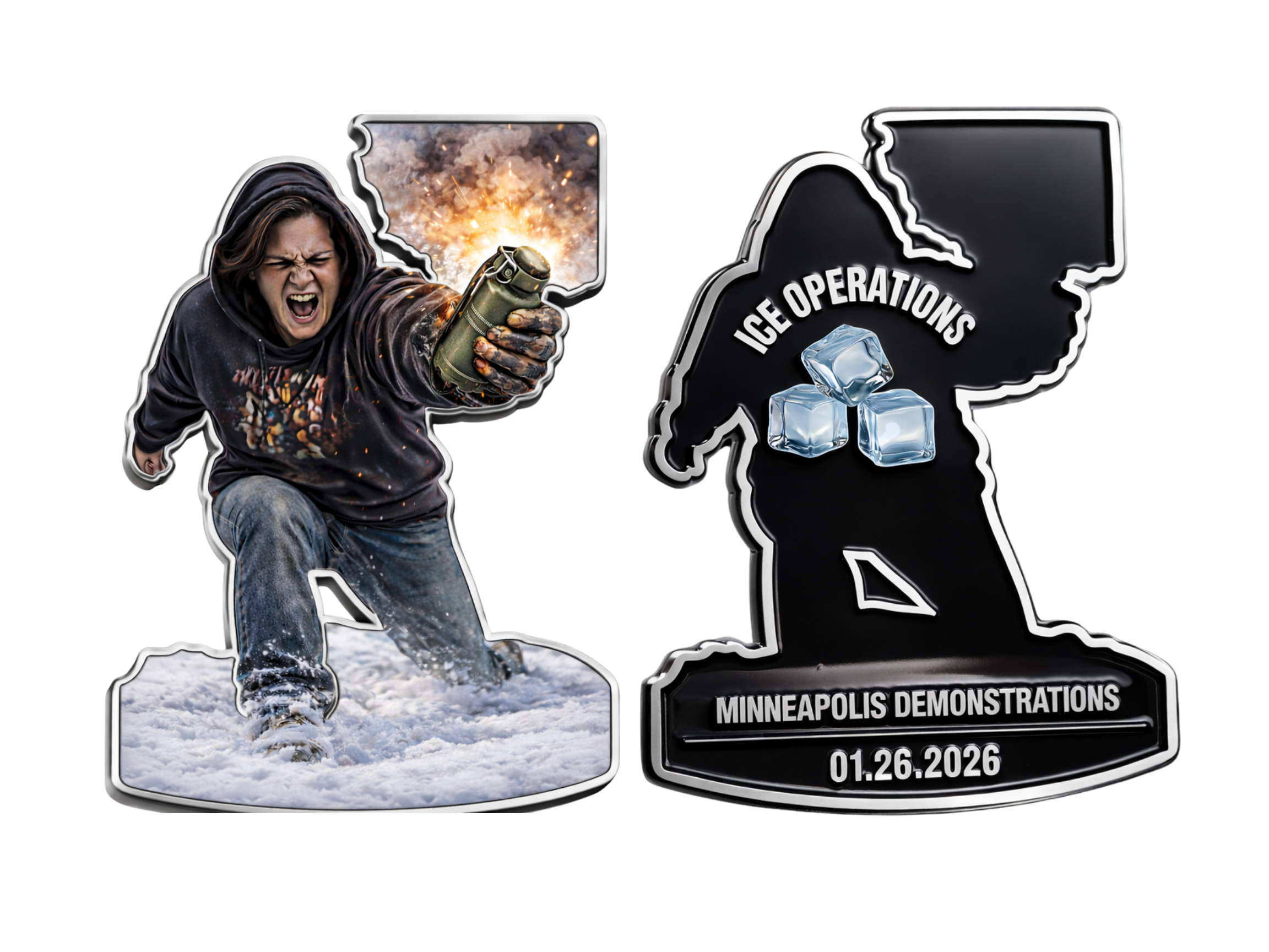 PRE- ORDER - MINNEAPOLIS  FLASHBANG CHALLENGE COIN