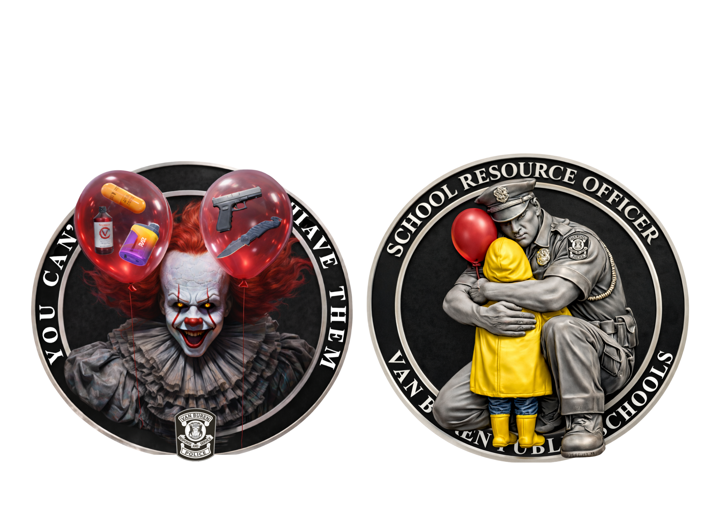 PRE - ORDER - PENNY WISE (YOU CAN'T HAVE THEM) SRO CHALLENGE COIN